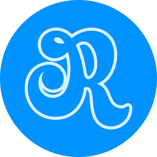 편지 r Generic color fill icon