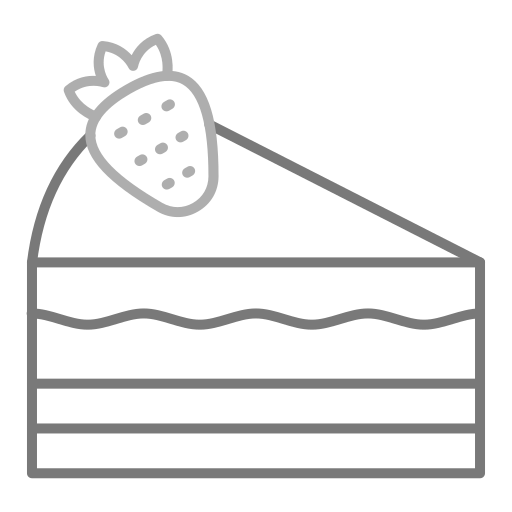 Cake piece Generic color outline icon