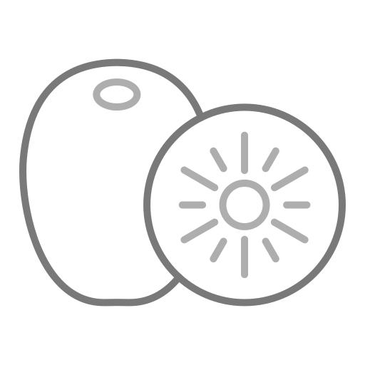 kiwi Generic color outline icoon