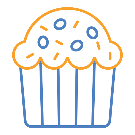 muffin Generic color outline icon