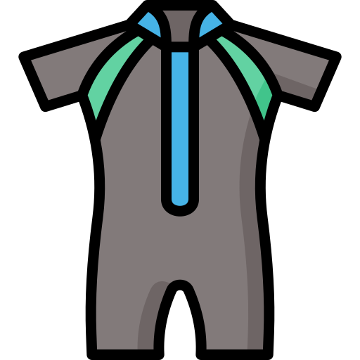 ウェットスーツ Generic color lineal-color icon