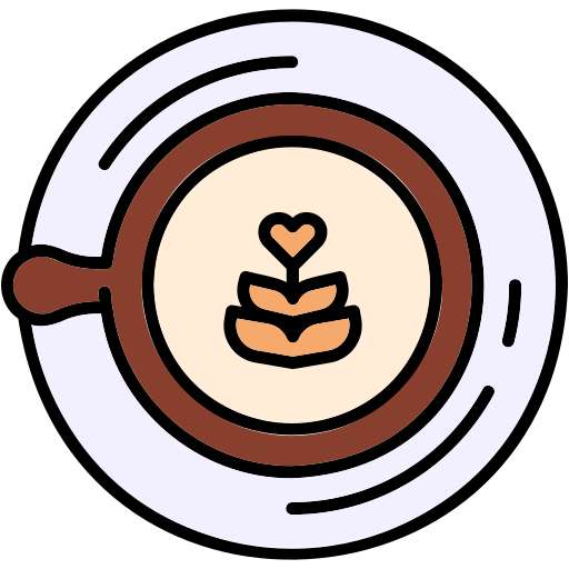 café latté Generic color lineal-color icono