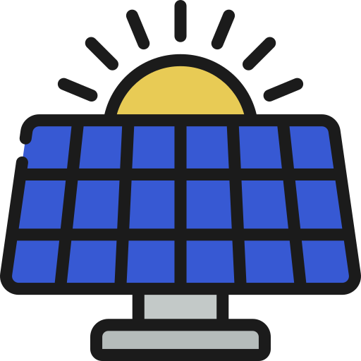 panel solar Juicy Fish Soft-fill icono