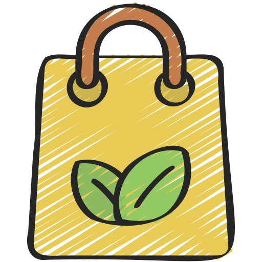 Shopping bag Juicy Fish Sketchy icon