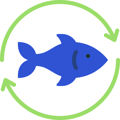 angeln Juicy Fish Flat icon