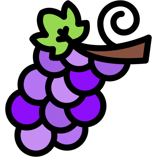 Grape Generic color lineal-color icon