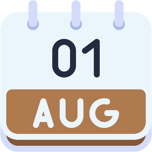 Monthly calendar Generic color fill icon