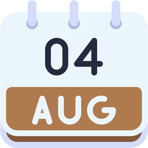 Календарь месяца Generic color fill иконка