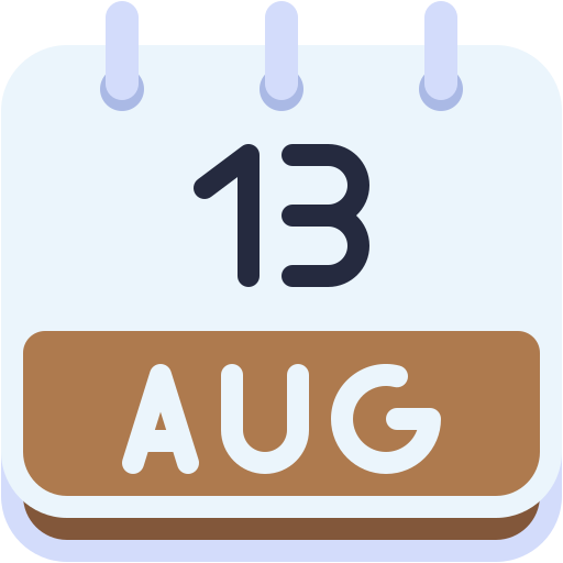 calendario mensual Generic color fill icono