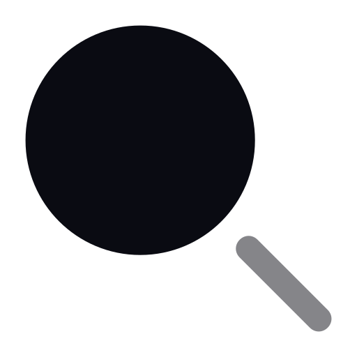 Magnifying lens Generic color fill icon