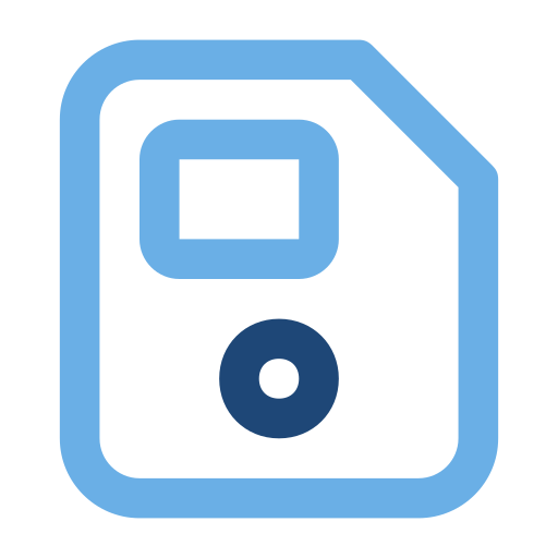 플로피 디스크 Generic color outline icon
