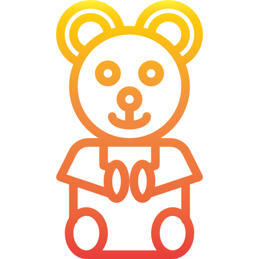 oso de peluche Catkuro Gradient icono