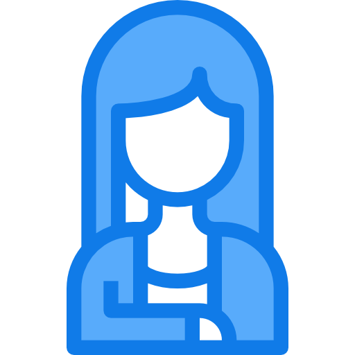 mujer Justicon Blue icono