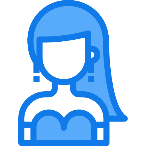 mujer Justicon Blue icono