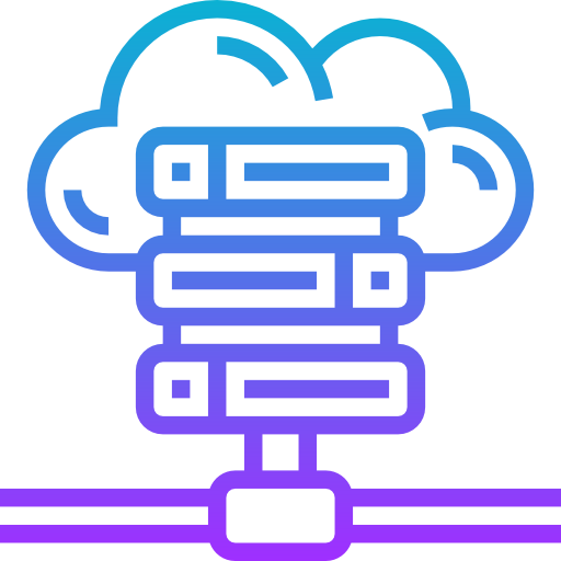cloud-server Meticulous Gradient icon