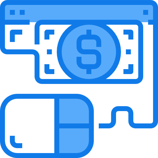 pay per click Justicon Blue icona