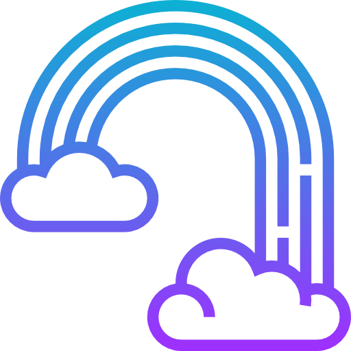 arco iris Meticulous Gradient Ícone