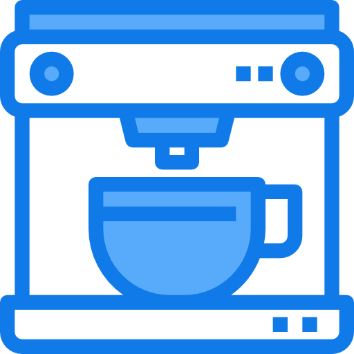 Coffee machine Justicon Blue icon