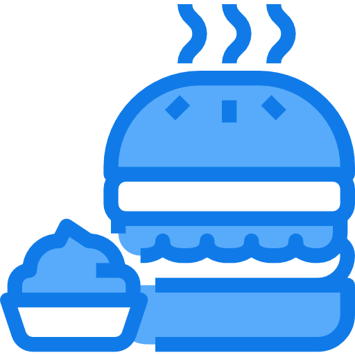 burger Justicon Blue icon