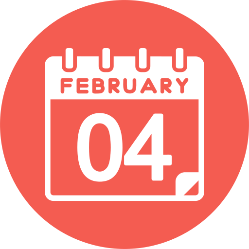 februar Generic color fill icon