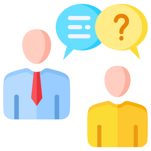 Interview Generic color fill icon