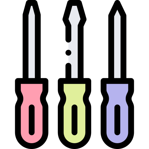 드라이버 Detailed Rounded Lineal color icon