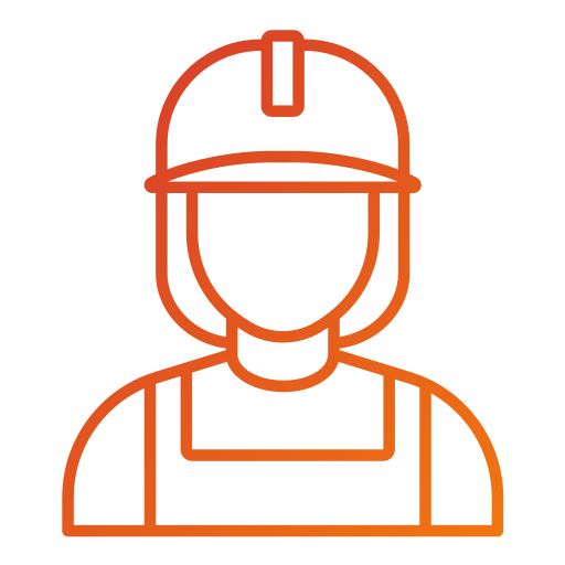 Worker Generic gradient outline icon