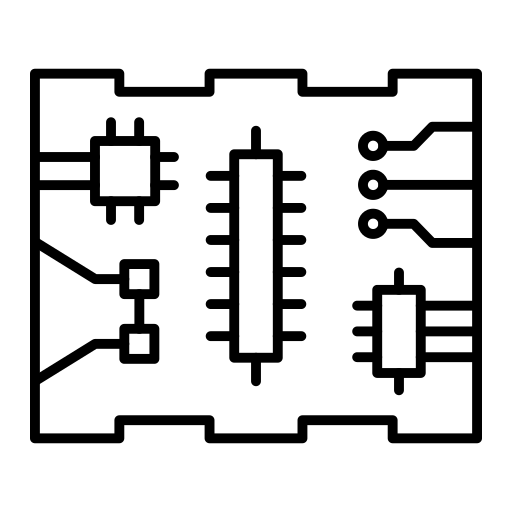 プリント基板 Generic black outline icon