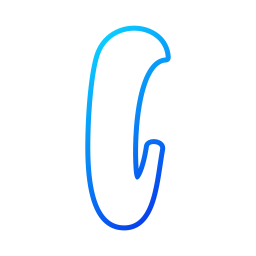 litera l Generic gradient outline ikona