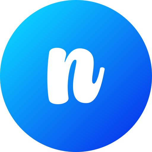 Letter n Generic gradient fill icon