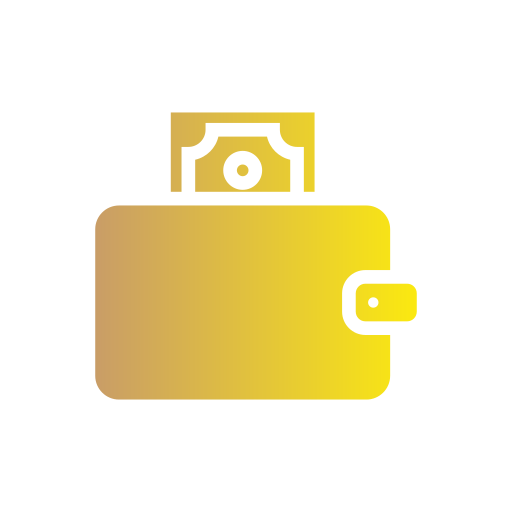 Wallet Generic gradient fill icon