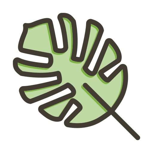 Monstera Generic color lineal-color icon