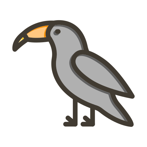 Toucan Generic color lineal-color icon