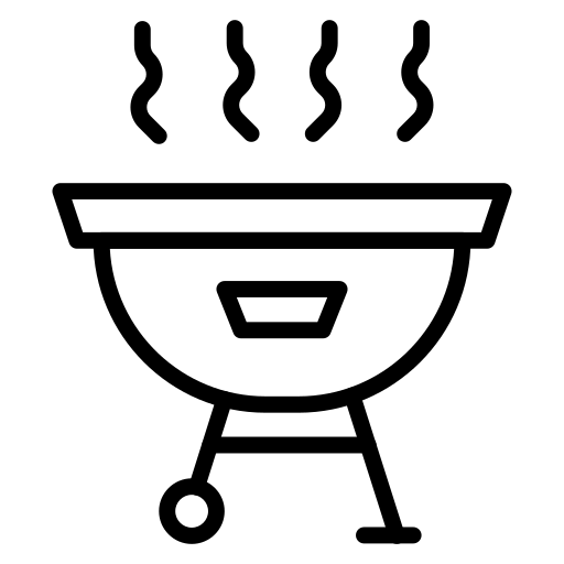 Барбекю Generic black outline иконка