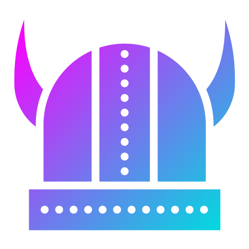 hełm wikinga Generic gradient fill ikona