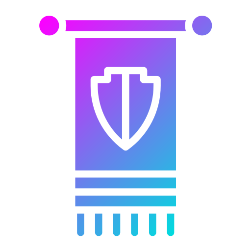 紋章 Generic gradient fill icon