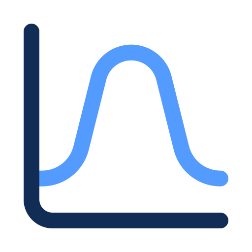 histogram Generic color outline ikona