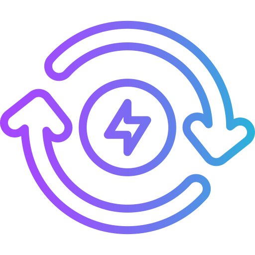 Renewable energy Generic gradient outline icon