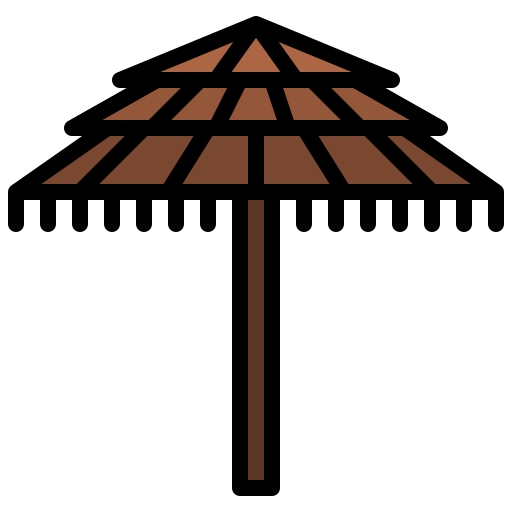 Umbrella Generic color lineal-color icon