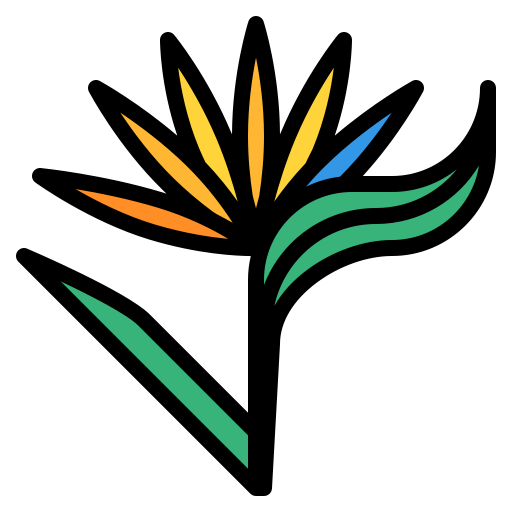 Bird of paradise Generic color lineal-color icon
