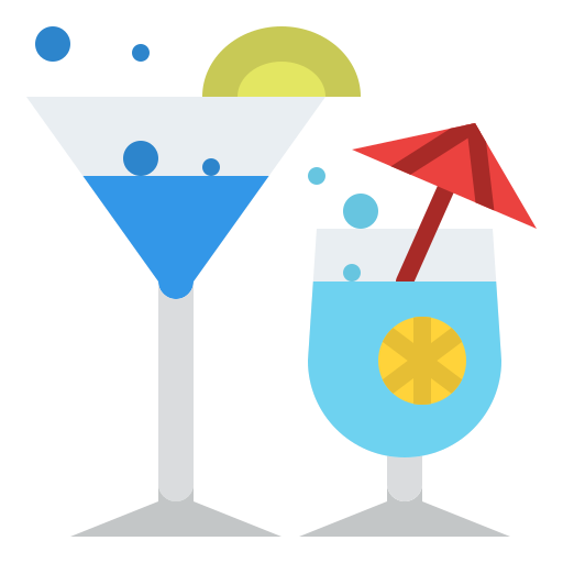 cocktails Generic color fill Icône