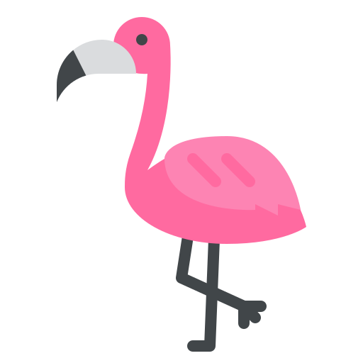 Фламинго Generic color fill иконка