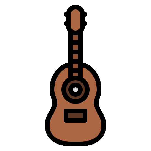Guitar Generic color lineal-color icon