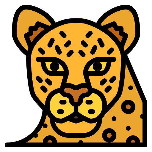 Leopard Generic color lineal-color icon