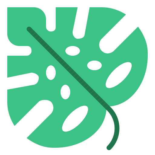 Palm leaf Generic color fill icon
