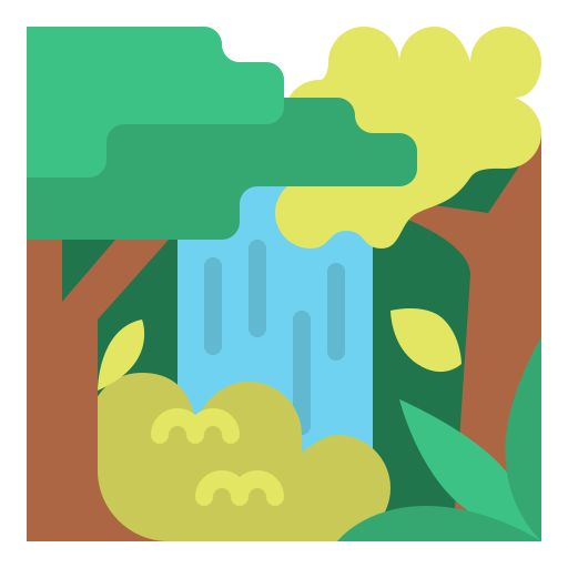 las deszczowy Generic color fill ikona
