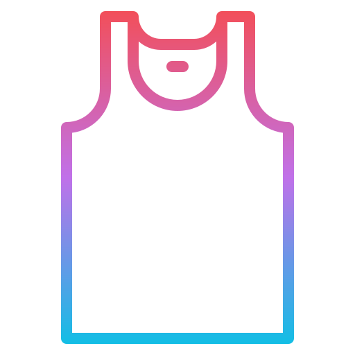 muskelshirt Generic gradient outline icon