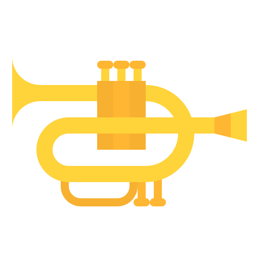 트럼펫 Generic color fill icon