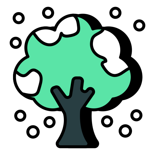 Snow Generic color lineal-color icon