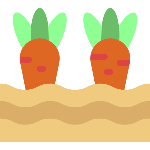 carottes Generic color fill Icône